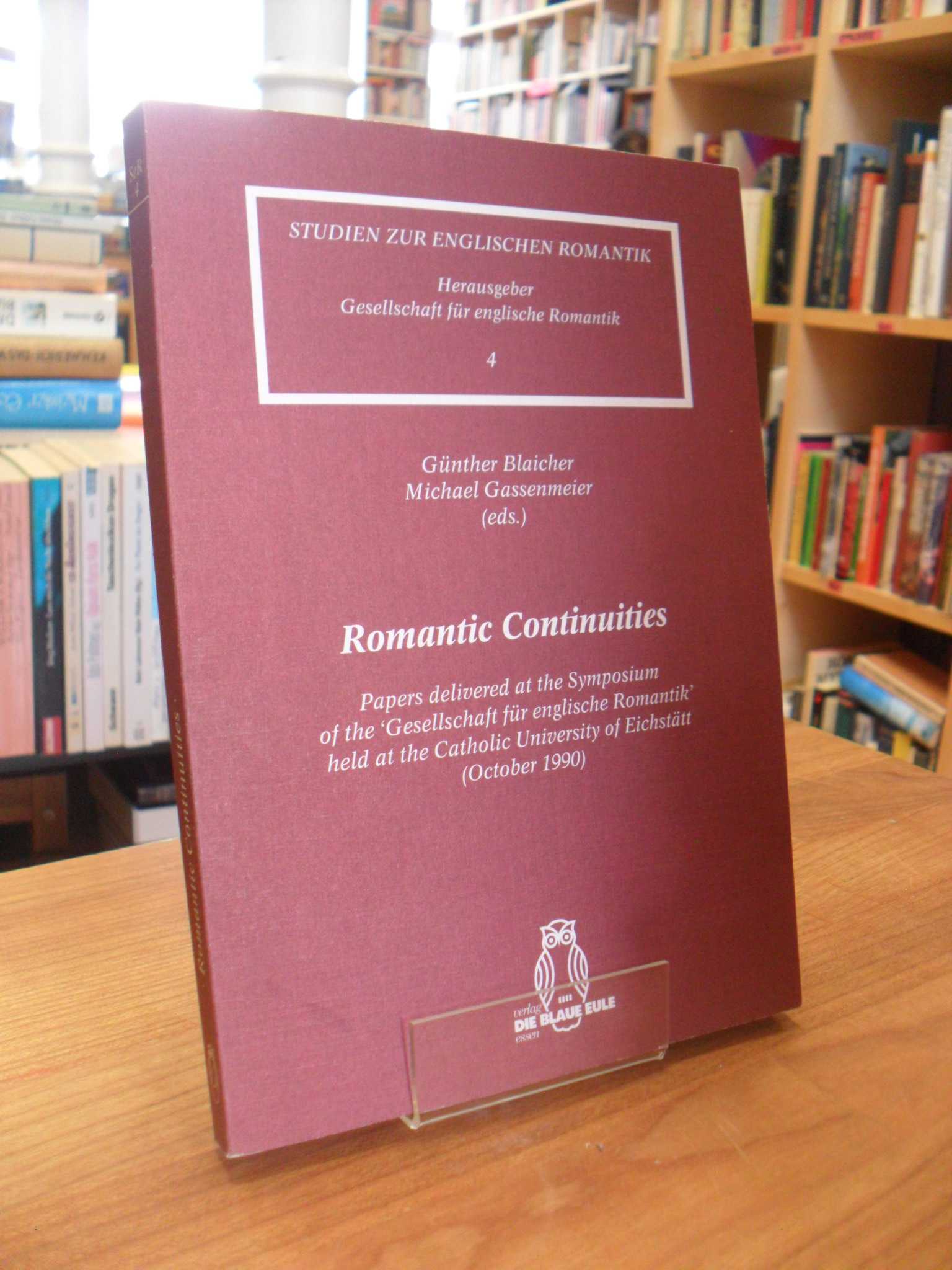 Blaicher, Romantic continuities,