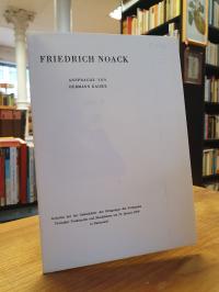 Hermann, Friedrich Noack – Ansprache gehalten bei der Gedenkfeier der Ortsgruppe