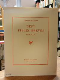 Honegger, Sept pièces breves pour piano,