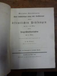 Vömel, Teil 1: Casus und Genusregeln der lateinischen Sprache, Teil 2: Schulnach