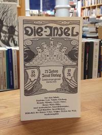 Insel Verlag, Insel-Bücherei Verlagswerbung: ’75 jahre Insel Verlag – Jubiläumsp