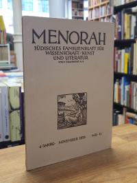 Gartner, Menorah – Jüdisches Familienblatt für Wissenschaft, Kunst und Literatur