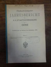 Scharnagl, Teil 1: De Arnobii maioris latinitate pert II., Teil 2: Schulnachrich