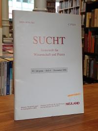 SUCHT – Zeitschrift für Wissenschaft und Praxis – Konvolut von sechs Heften,