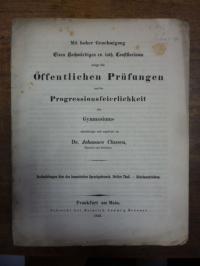 Classen, Johannes, Teil 1: Beobachtungen über den homerischen Sprachgebrauch, Dr