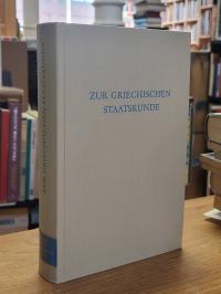 Gschnitzer, Zur griechischen Staatskunde,