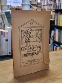 Kaftan, Anleitung für das Handpuppen-Spiel,