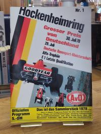 Osterroth Hockenheimring Ausgabe Nr. 1,