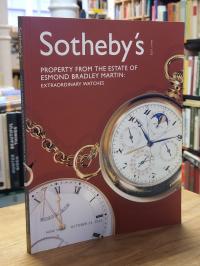 Sotheby’s, Property from the Estate of Esmond Bradley Martin, Extraordinary Watc