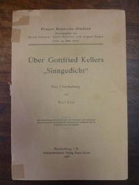 Keller, Über Gottfried Kellers „Sinngedicht“ – Eine Untersuchung,