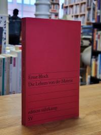 Bloch, Die Lehren von der Materie,