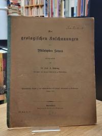 Nehring, Die geologischen Anschauungen des Philosophen Seneca,