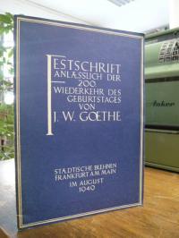 Städtischen Bühnen Frankfurt am Main (Hrsg.), Festschrift der Städtischen Bühnen