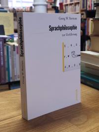 Bertram, Sprachphilosophie zur Einführung,