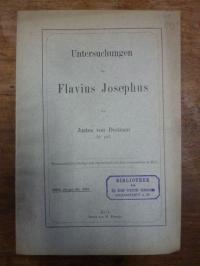 Haemmerle, Untersuchungen zu Flavius Josephus,