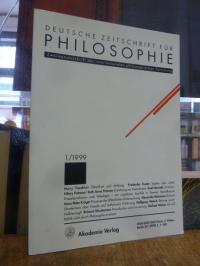 Honneth, Deutsche Zeitschrift für Philosophie – Zweimonatsschrift der internatio