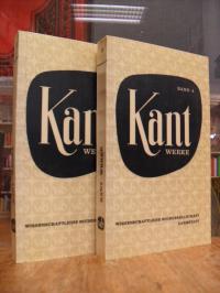 Kant, Werke in zehn Bänden, Band 3 und 4: Kritik der reinen Vernunft, 2 Bände,