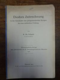 Schmitt, Diodors Zeitrechnung in der Geschichte des peleponnesischen Krieges bis