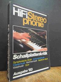 Breh, HiFi Stereophonie – Schallplattenkritik, Ausgabe ’83 [Jahrbuch Nr. 8],