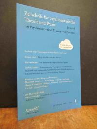 Kittler, Zeitschrift für psychoanalytische Theorie und Praxis – ZpTP, 31. Jahrga
