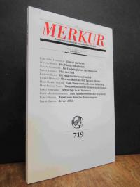 Bohrer, Merkur 719 – Deutsche Zeitschrift für europäisches Denken, 63. Jahrgang,