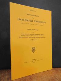 Deutsche Gesellschaft für Soziologie (Hrsg. des Originals), Reprint aus: Verhand
