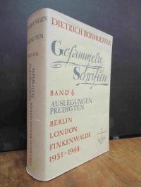 Bonhoeffer, Gesammelte Schriften, Vierter (4.) Band: Auslegungen – Predigten 193