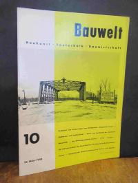 Architektur-Zeitschrift, Bauwelt – Baukunst Bautechnik Bauwirtschaft [Zeitschrif