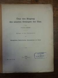 Kornke Über den Eingang des neunten Gesanges der Ilias,