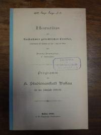 Horaz / Franziszi, Horatius als Nachahmer griechischer Lyriker (hauptsächlich mi