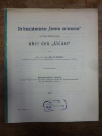 Dietterle, Die franziskanischen „Summae Confessorum“ und ihre Bestimmungen über