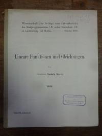 Karst, Lineare Funktionen und Gleichungen,