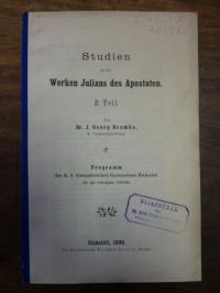 Brambs, Studien zu den Werken Julians des Apostaten,