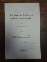 Hielscher, Die Reise des Paulus von Jerusalem nach Damaskus,